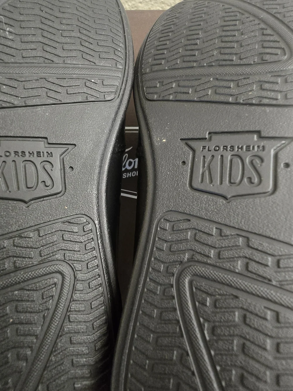 NWT Florsheim Kids Jasper Driver Jr Leather Penny Loafers Black Size 1.5M NWB